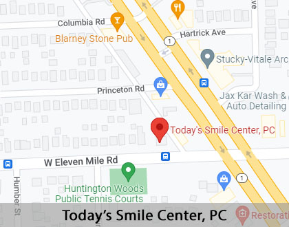 Map image for The Difference Between Dental Implants and Mini Dental Implants in Berkley, MI